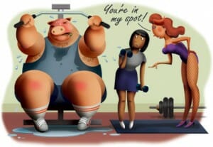 mythe de la perte de poids au gym